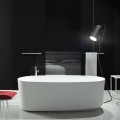 Vasca monoblocco freestanding di design prodotta in Italia, Dongo