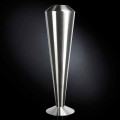 Vaso Alto Decorativo in Acciaio Satinato Realizzato in Italia Pregiato - Vesper