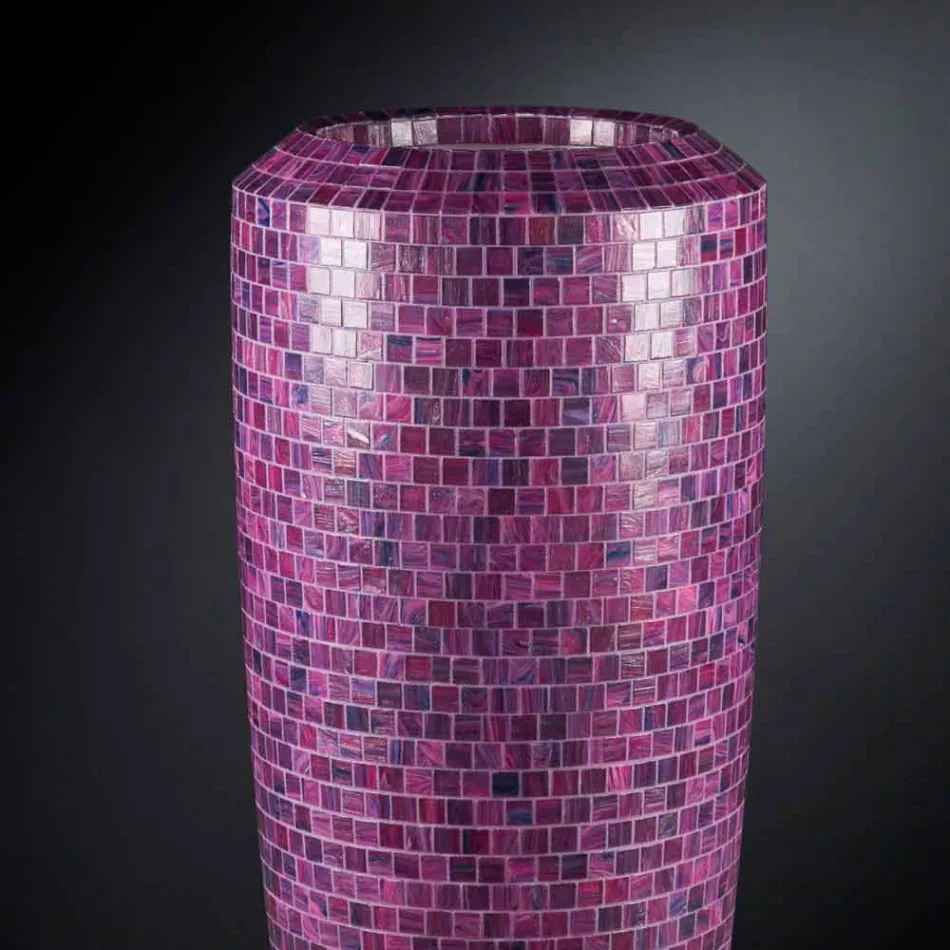Vaso Alto Decorativo per Interni in Polietilene Realizzato in Italia - Capuano Viadurini