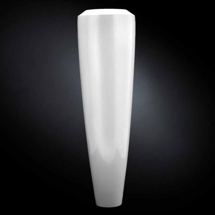 Vaso Alto Decorativo per Interni in Polietilene Realizzato in Italia - Capuano Viadurini