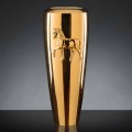 Vaso Alto per Interni in Ceramica Finitura Oro Lavorata a Mano in Italia - Jacky