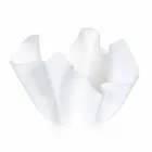 Vaso bianco da interno/esterno design dappreggiato Pina, made in Italy Viadurini
