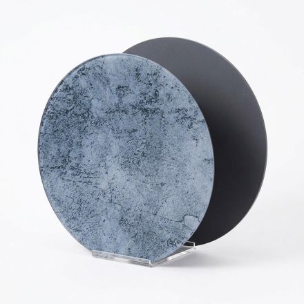 Vaso Circolare Grigio in Metacrilato Green Cast Made in Italy - Cloris Viadurini