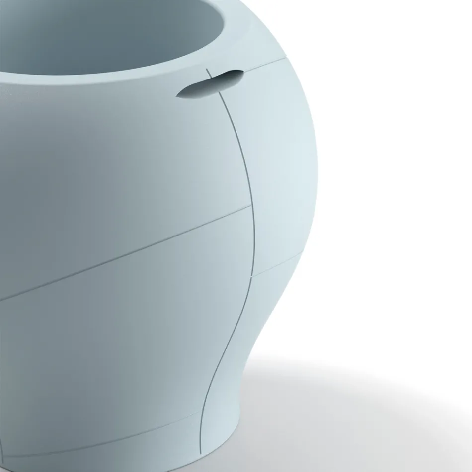 Vaso da Esterno in Diverse Finiture e Misure in Polietilene Made in Italy - Loto Viadurini