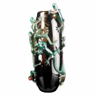 Vaso da Interno Artigianale in Vetro Colorato con Gechi Made in Italy - Geco Viadurini