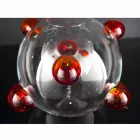 Vaso da Interno Tondo in Vetro Soffiato di Murano Realizzato in Italia - Astore Viadurini