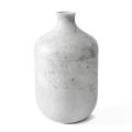 Vaso Decorativo in Marmo Bianco di Carrara Design di Lusso Italiano - Calar