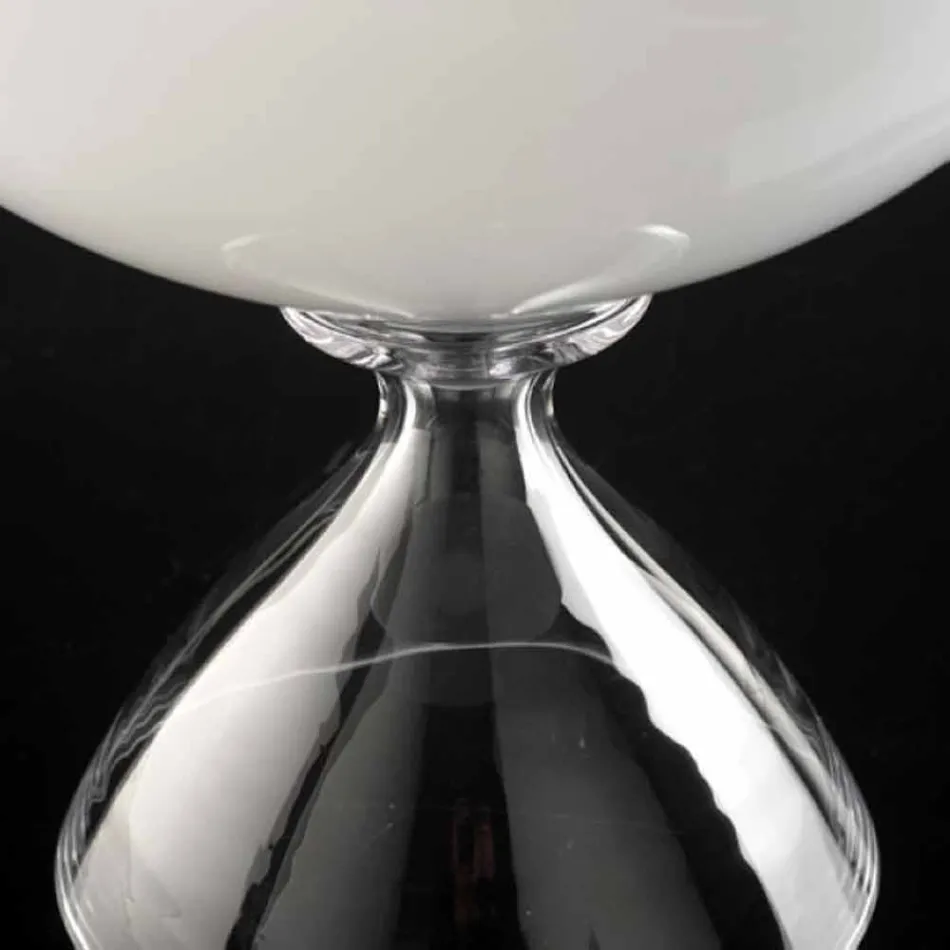 Vaso Decorativo in Vetro Soffiato Lavorato Artigianalmente in Italia - Serena Viadurini