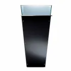Vaso Freestanding in Vetro e Pannelli Intercambiabili 3 Dimensioni - Ghenna Viadurini