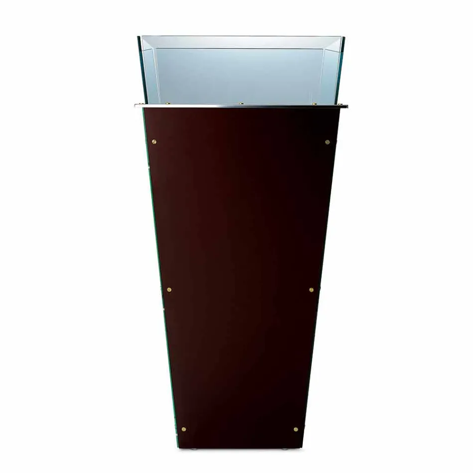 Vaso Freestanding in Vetro e Pannelli Intercambiabili 3 Dimensioni - Ghenna Viadurini