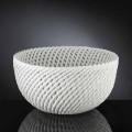 Vaso in Ceramica Lavorata a Mano con Trama Intrecciata Made in Italy - Napoleone