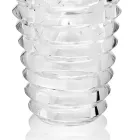 Vaso in Cristallo Design Originale ad Anelli Lusso Made in Italy - Mexto Viadurini