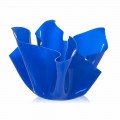 Vaso multiuso esterno/interno Pina blu, design moderno, made in Italy