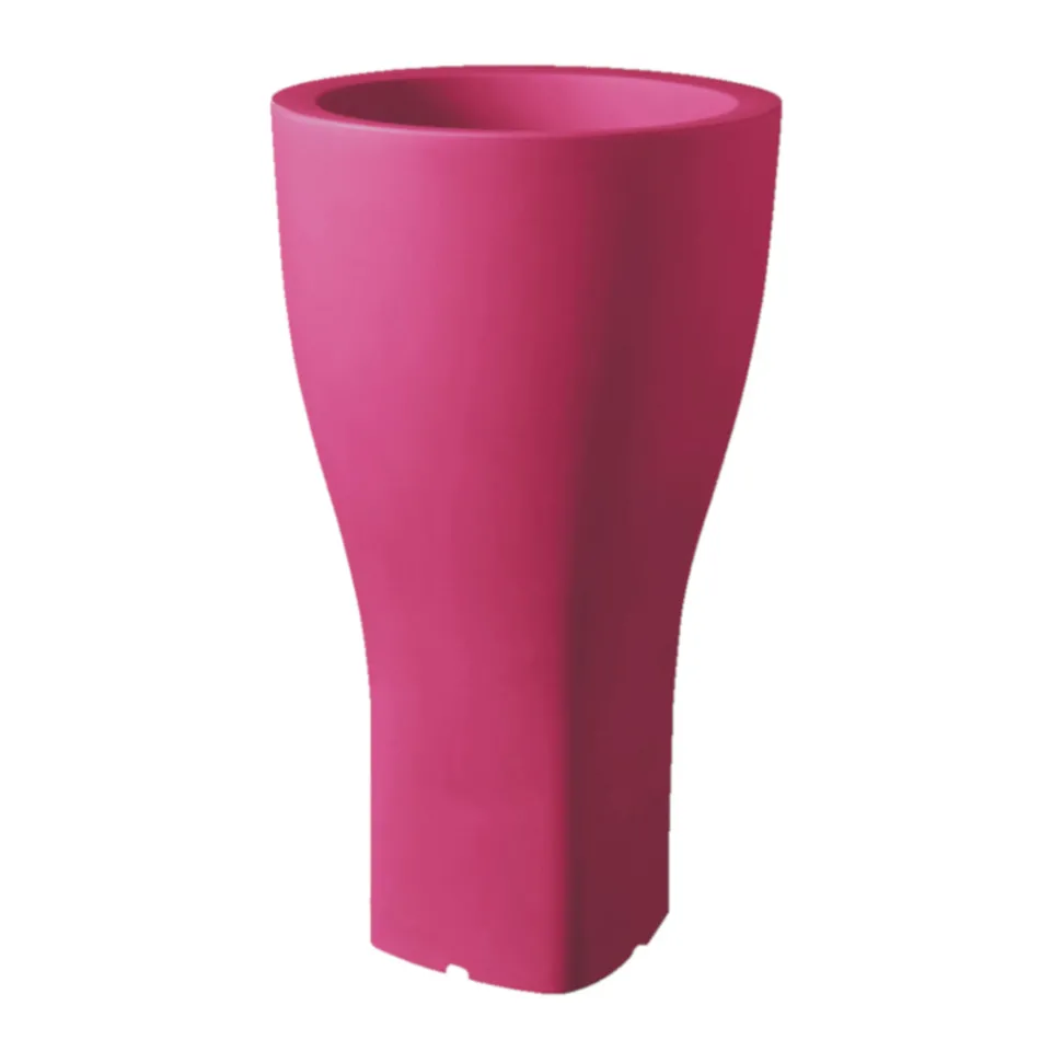 Vaso Rotondo Colorato da Giardino in Polietilene Made in Italy - Tremont Viadurini
