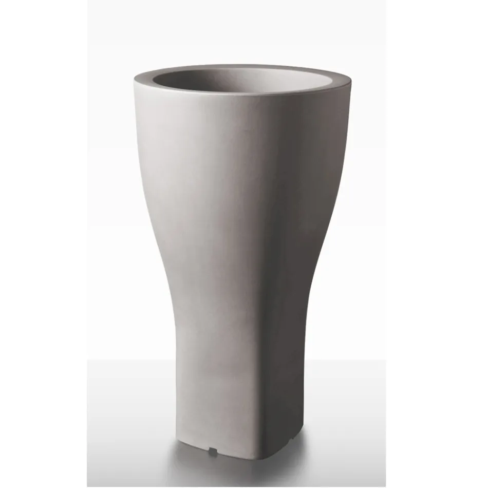 Vaso Rotondo Colorato da Giardino in Polietilene Made in Italy - Tremont Viadurini