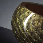 Vaso Rotondo da Interno in Vetro di Murano Colorato Realizzato in Italia - Asper Viadurini