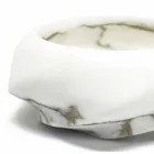 Vassoio di Design Rotondo in Marmo Arabescato Made in Italy - Casimir Viadurini