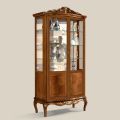 Vetrina Classica in Legno Noce Bassano Due Ante Made in Italy - Chantilly