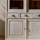 Vetrina in Teak Massello con 4 Ante e 3 Cassetti - Aikido Viadurini