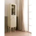 Vetrina Monocolore con Ripiani Interni in Vetro Made in Italy - Candy Viadurini