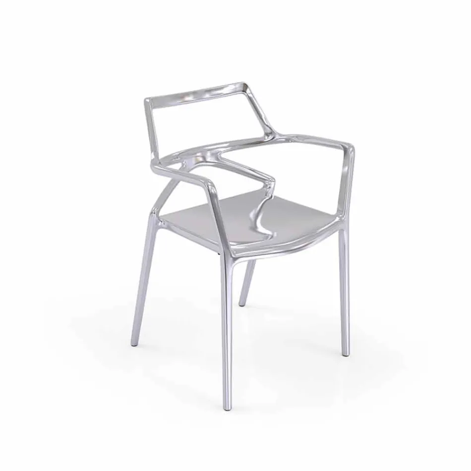 Vondom Delta sedia da giardino di design moderno in polipropilene Viadurini