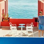 Vondom Delta sedia da giardino di design moderno in polipropilene Viadurini