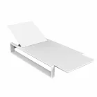 Vondom Frame lettino da giardino di design in polietilene bianco Viadurini