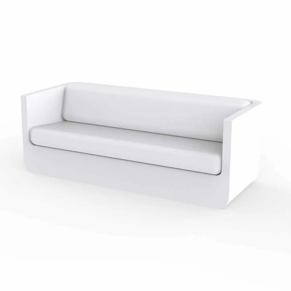 Vondom Ulm salotto da esterno di moderno design bianco Viadurini