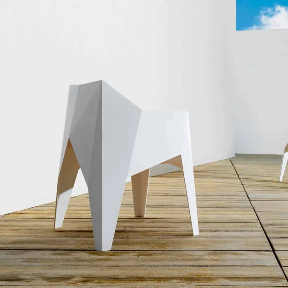 Vondom Voxel sedia da giardino colorata di moderno design Viadurini