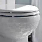 Water Monoblocco Vintage in Ceramica Bianca con Cassetta Made in Italy – Marwa Viadurini