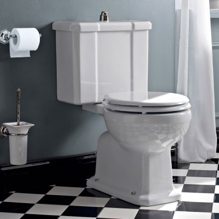 Water Monoblocco Vintage in Ceramica Bianca con Cassetta Made in Italy – Marwa Viadurini